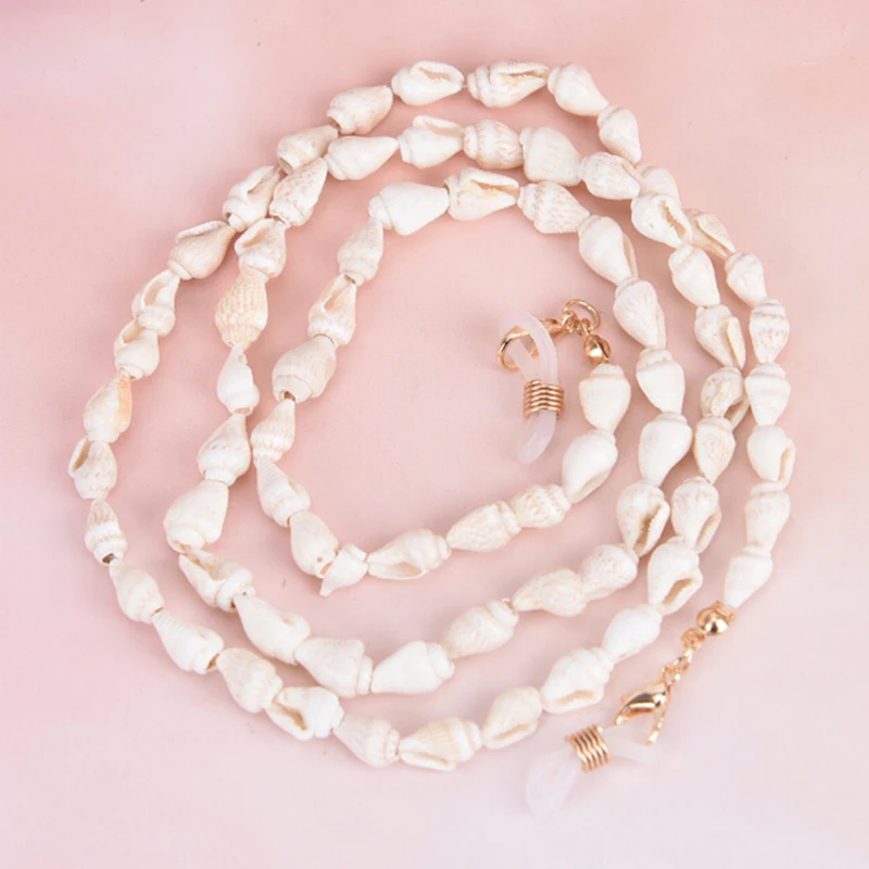 

Convenient Shell Sunglasses Holder Neck Strap Rope Reading Glasses Chain Ornaments Necklace Eyeglass Glasses String Lanyard