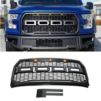 Modified For Ford F150 Grill Raptor Style For F-150 2015 2016 2017 Racing Grills Front Bumper Grilles Grill Mesh