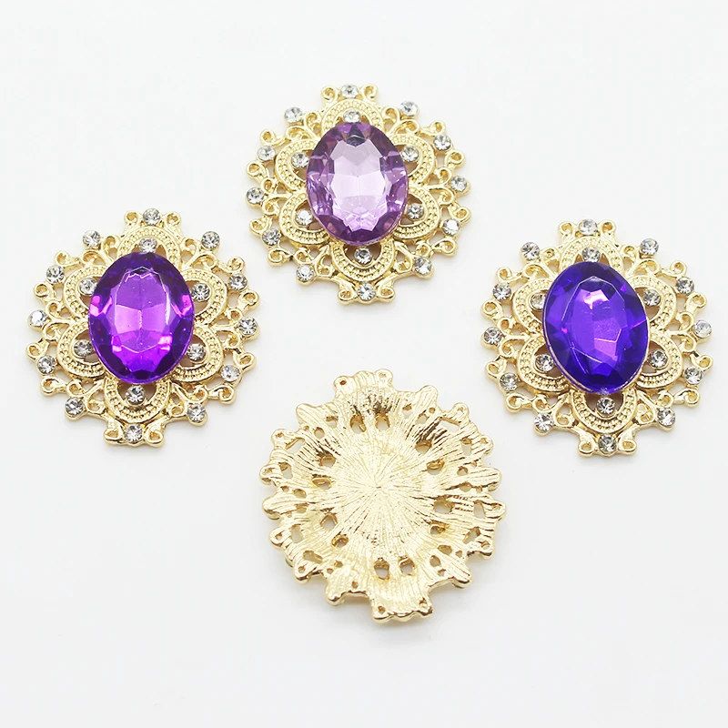 10 шт. двухрядные круглые жемчужные алмазные пуговицы 19 мм свадебные аксессуары