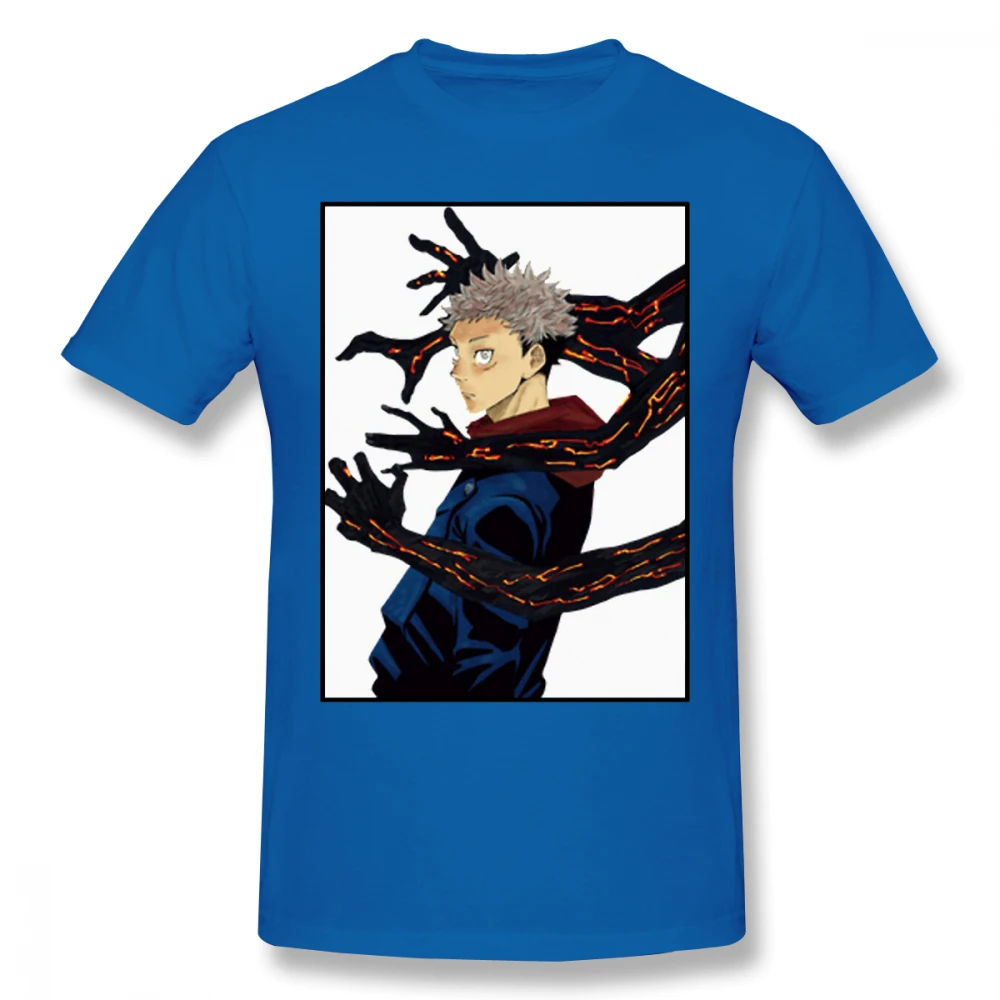 

Yuji Itadori -Anime Clothes Design Jujutsu Kaisen 100% Cotton Men T-Shirt