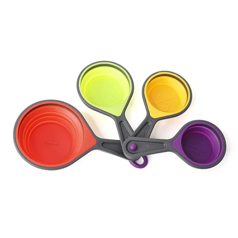 

8pcs/set Measuring Spoons Colorful Plastic Measure Spoon Useful Sugar Cake Baking Spoon Kitchen Baking Measuring Tools