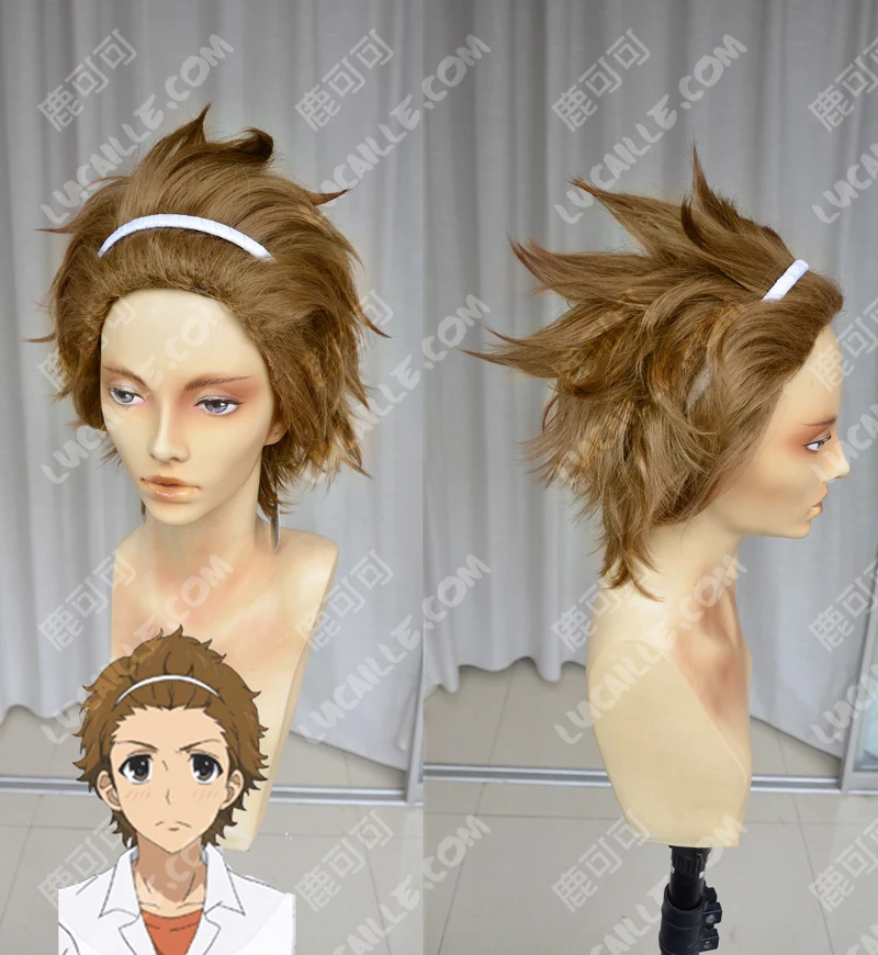

Shirosaki Hiro wig from GLASSLIP Short Back Slice Synthetic Hair Cosplay Wigs + Wig Cap