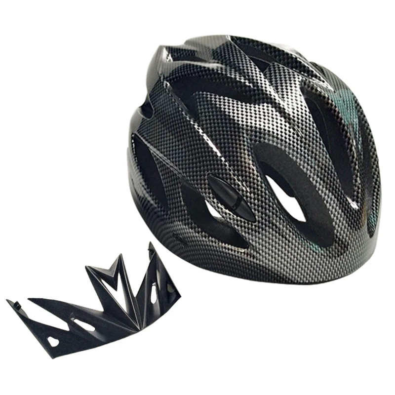 Защитный шлем 18 вентиляционных отверстий углеродное волокно велосипедный