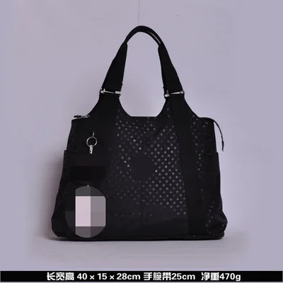 Черный designer monkey waterproof handbags women tote brand ladies hand bags Female Nylon Mummy shoulder Bag woman purse bolsa feminina - Цвет: Черный