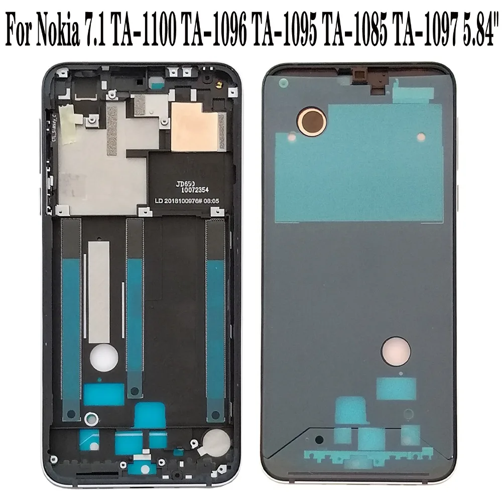 Новинка 5,8" для Nokia 7,1 TA-1100 TA-1096 TA-1095 TA-1085 TA-1097 TA-Корпус Передняя средняя рама