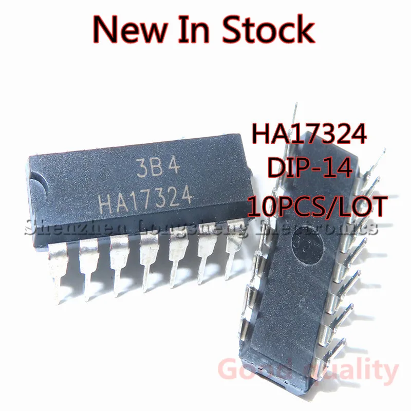 

10 шт./лот HA17324A HA17324 DIP-14, рабочий усилитель