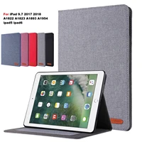 tablet case for ipad 9 7 2017 2018 a1822 a1823 a1893 a1954 ipad5 ipad6 flip stand pu leather silicone soft cover protect funda