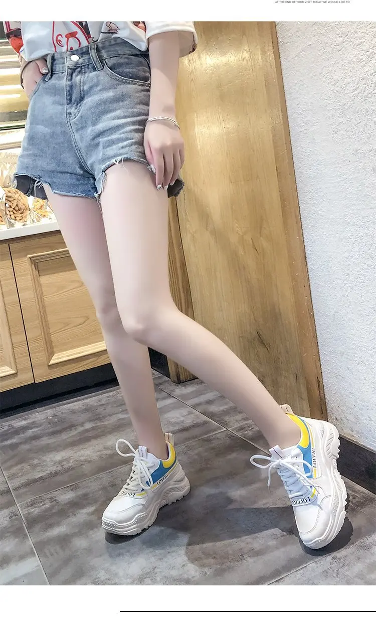 ALL YIXIE Новые искусственные кожаные женские платформенные кроссовки модные Casual белые увеличенные женские кроссовки большого размера 41