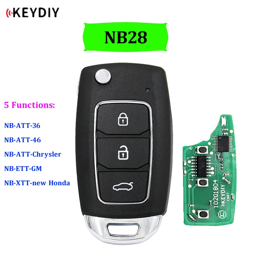 Многофункциональный пульт дистанционного управления KEYDIY NB28 для KD900 + URG200 KD X2 5