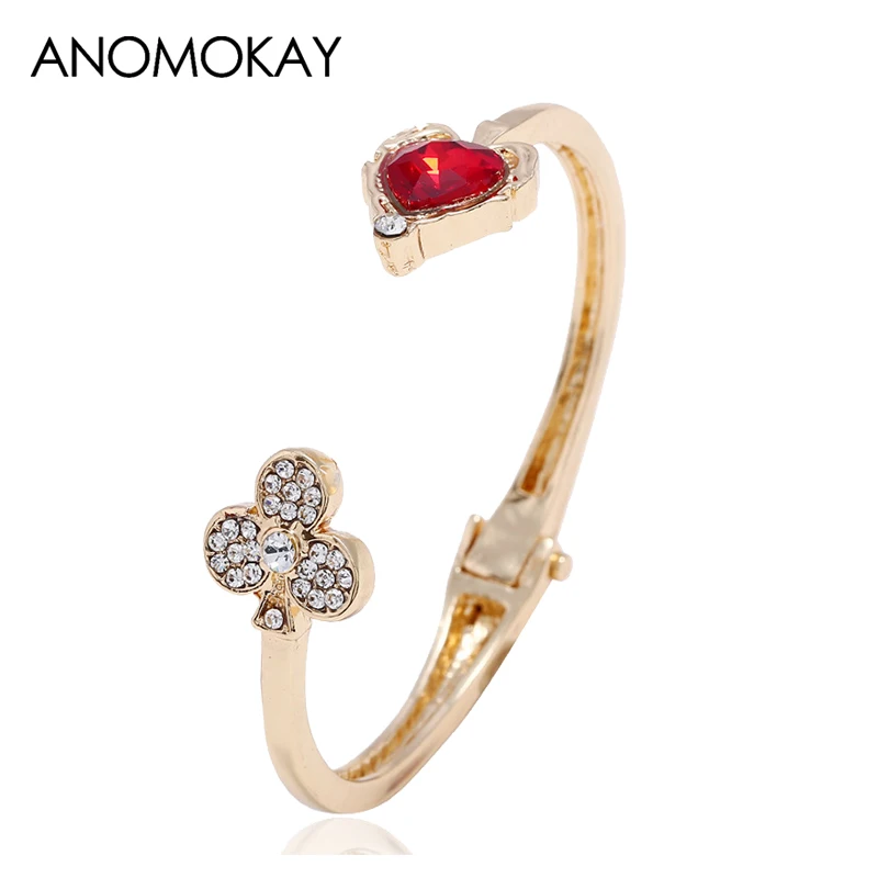 Дропшиппинг модный хипстерский Простой Клевер Золотой Цвет Регулируемый