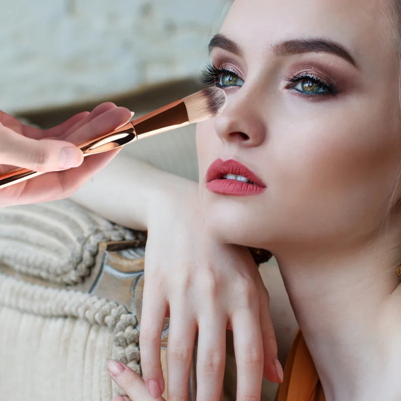 

4 PCS Eye Makeup Brushes Eye Shadow Eyeliner Blush Lip Foundation Brushes Set Powder Beauty Tools Makeup Brush Set Eyeshadow