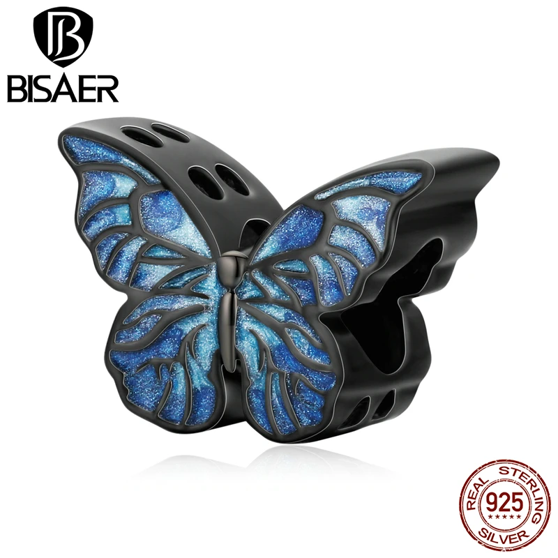 BISAER 925 серьги-подвески с цветочным украшением из чистого серебра стиль Футболка