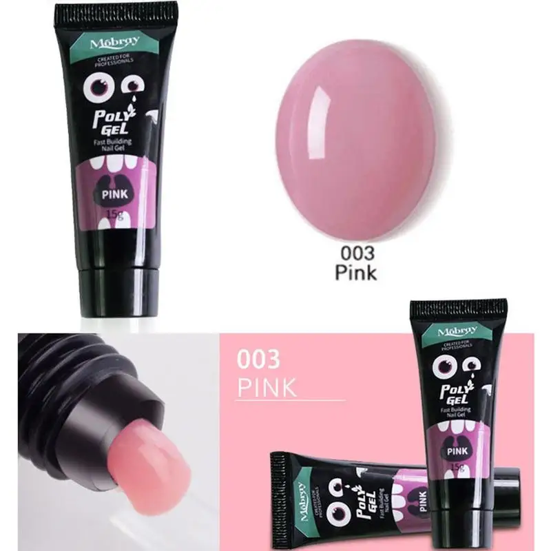 Набор полигеля для наращивания ногтей наборы гелей удаляемый замачиванием набор