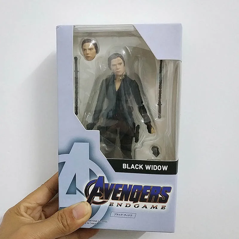 2 стиля 15 см SHF Фильм Мстители Бесконечность война черная вдов фигурка модель игрушки кукла для подарка