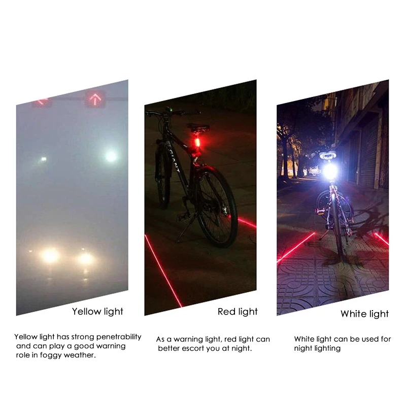 USB Rechargeable Bike Tail Light 2 Pack IPX5 Waterproof Ultra Bright LED Rear 8 Mode Options | Спорт и развлечения