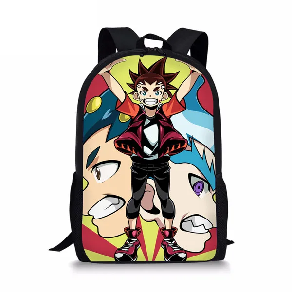 as picture1 Тикин школьный рюкзак для детей мультфильм Beyblade Burst печатных подростков девочек мальчиков школьная сумка студентов Милая Книга сумка - Цвет: as picture1