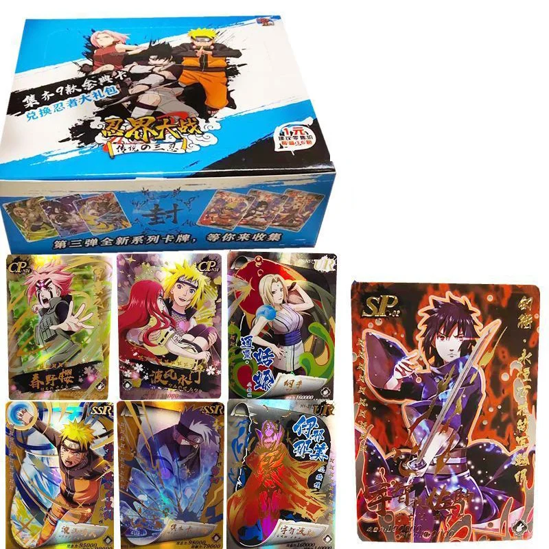 Naipes-Cartas de papel de cartas para ni&ntilde;os, juegos de cartas, perif&eacute;rico de anim&eacute;, colecci&oacute;n de personajes, regalo para chico-0