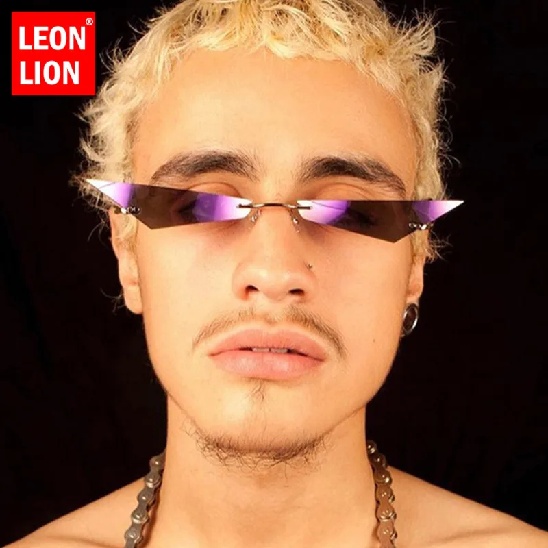 Солнцезащитные очки LeonLion в винтажном стиле для мужчин и женщин зеркальные