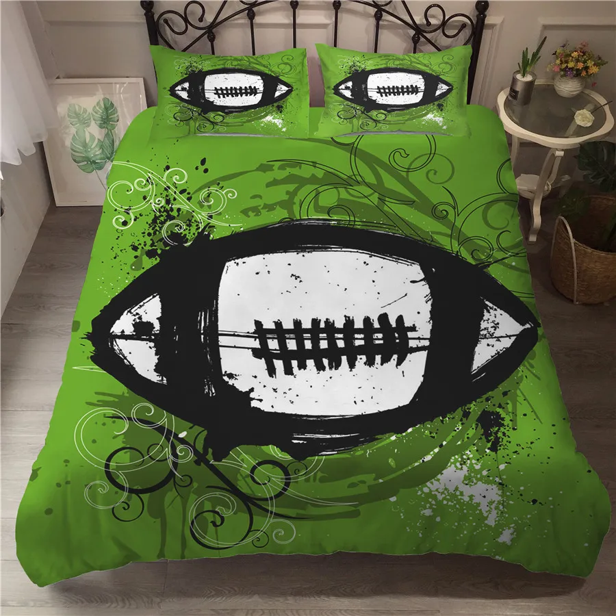 

Комплект постельного белья с 3D принтом, пододеяльник, Комплект постельного белья, футбольный домашний текстиль для взрослых, постельное бе...