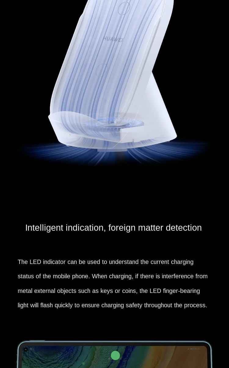 

zq Wireless Charger 5 Fast Charge 66W Vertical Base Universal