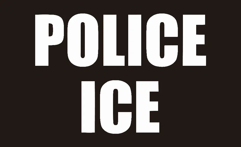 

90x150cm police ice Flag
