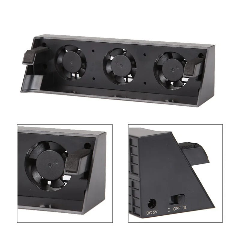 Игровые аксессуары для PS4 теплоотвод термоохлаждение USB Внешние 3 вентилятора Slim