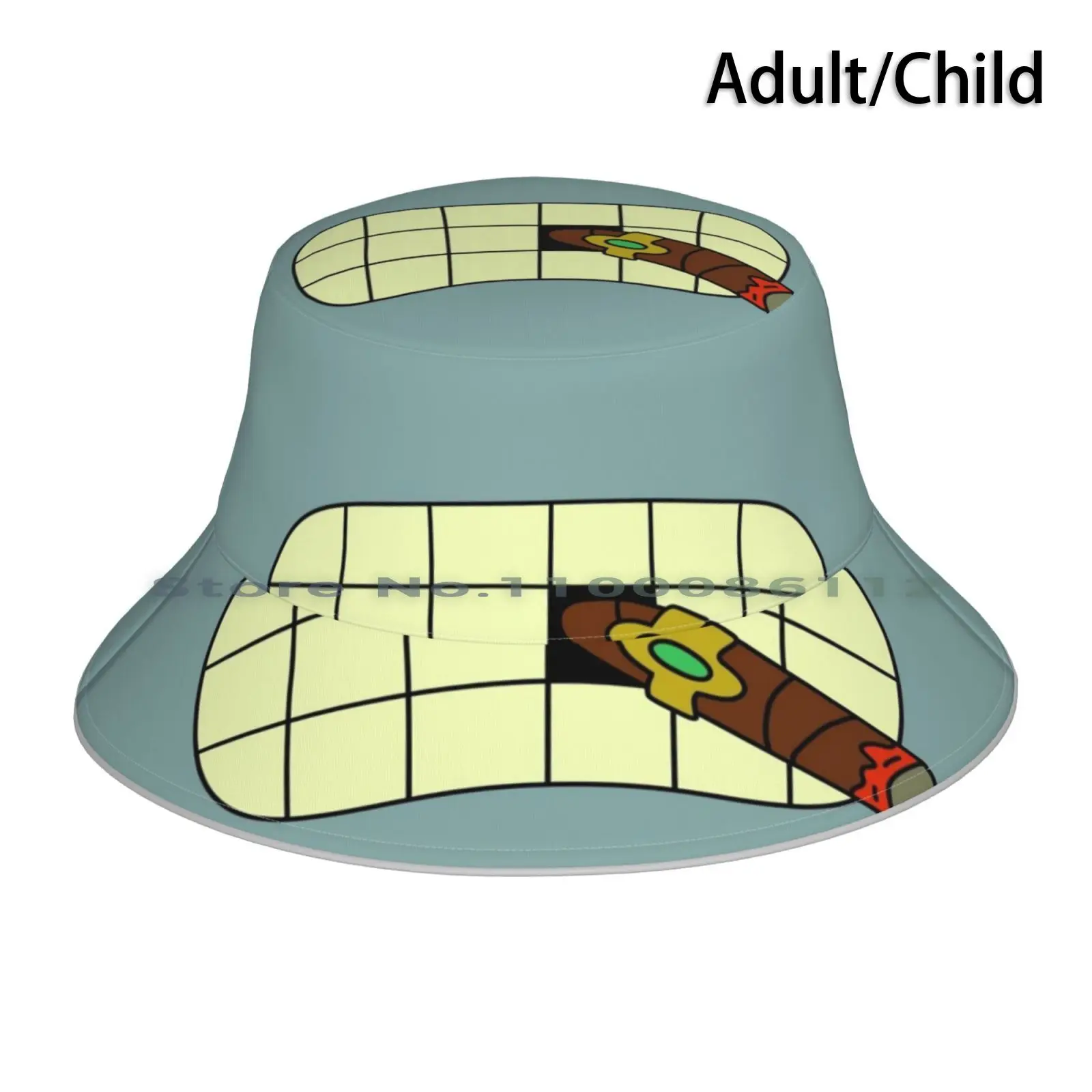 

Панама для курения, шляпа от солнца, робот, карантин, Мультяшные комиксы, сигара, забавная поп-культура, ТВ, фри, ланела, Зойдберг, без козырьк...