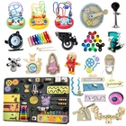 Детская игрушка Монтессори, Детская развивающая доска сделай сам, искусственная игрушка, Обучающие элементы, познавательные игрушки, игра-головоломка