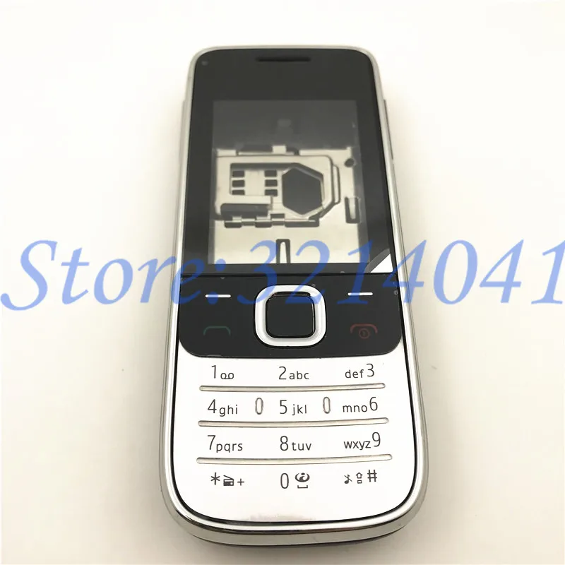 10 шт./лот новый полный корпус для Nokia 2730C 2730 Передняя Лицевая панель Корпус + Крышка