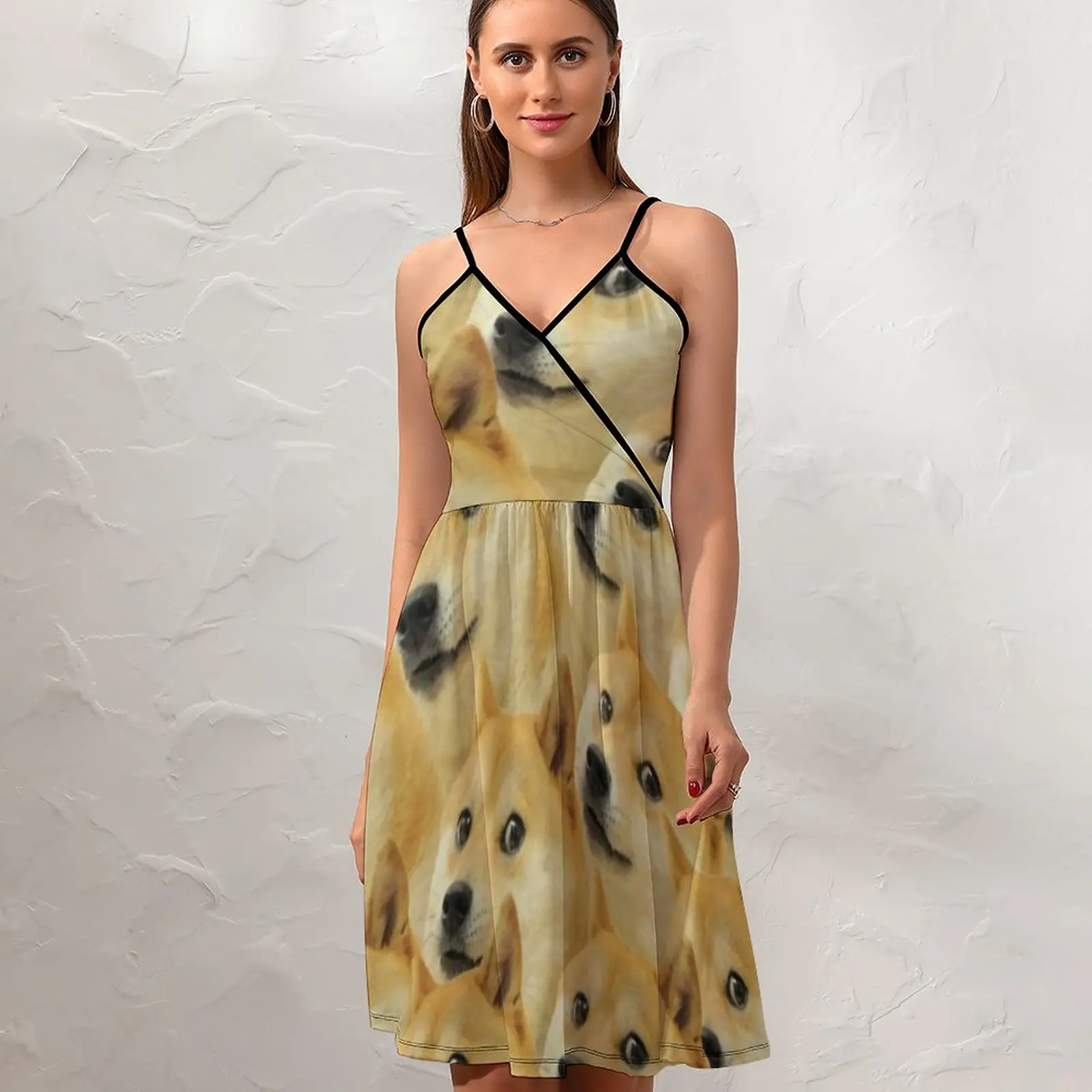 

Meme Dress Suspender Pattern Going Out Dresses Sale Girl Spandex Casual One-Piece Dress