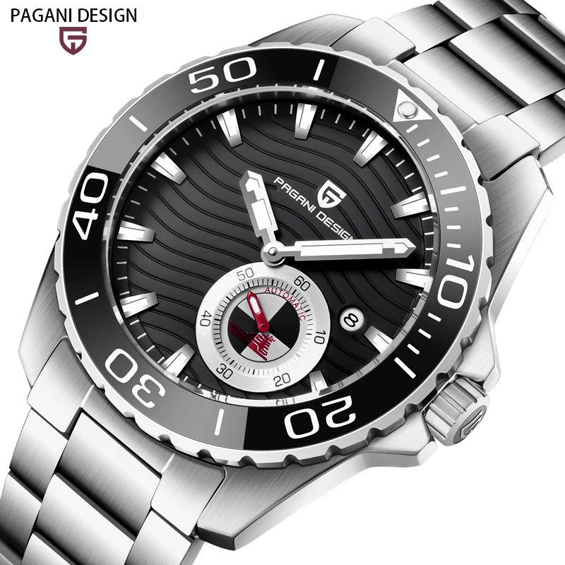 

PAGANI DESIGN Men Watch 100M Waterproof Mechanical Watch Ceramic Bezel Luxury Sapphire Crystal Automatic Wristwatch Reloj Hombre