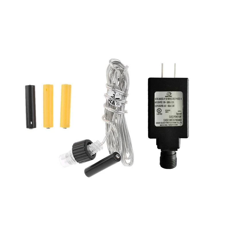 

US UK Plug AA AAA Battery Eliminator Replace 2x 3x AA AAA Battery Power Supply Adapter for Radio LED Light Electric Toy