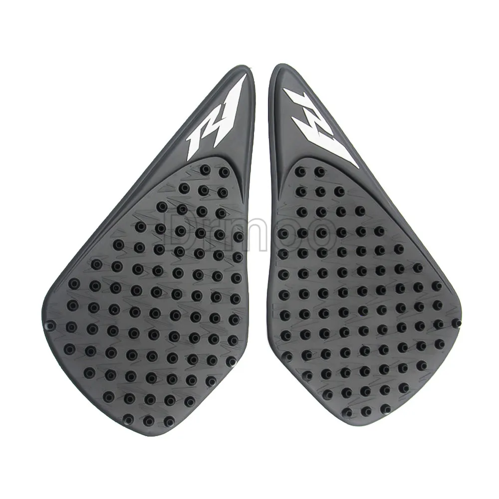 

Motorcycle 1 Pair Protector Anti Slip Tank Pads Stickers Gas Knee Grip Traction Side Decal Cover For Yamaha YZF R1 2007-2008