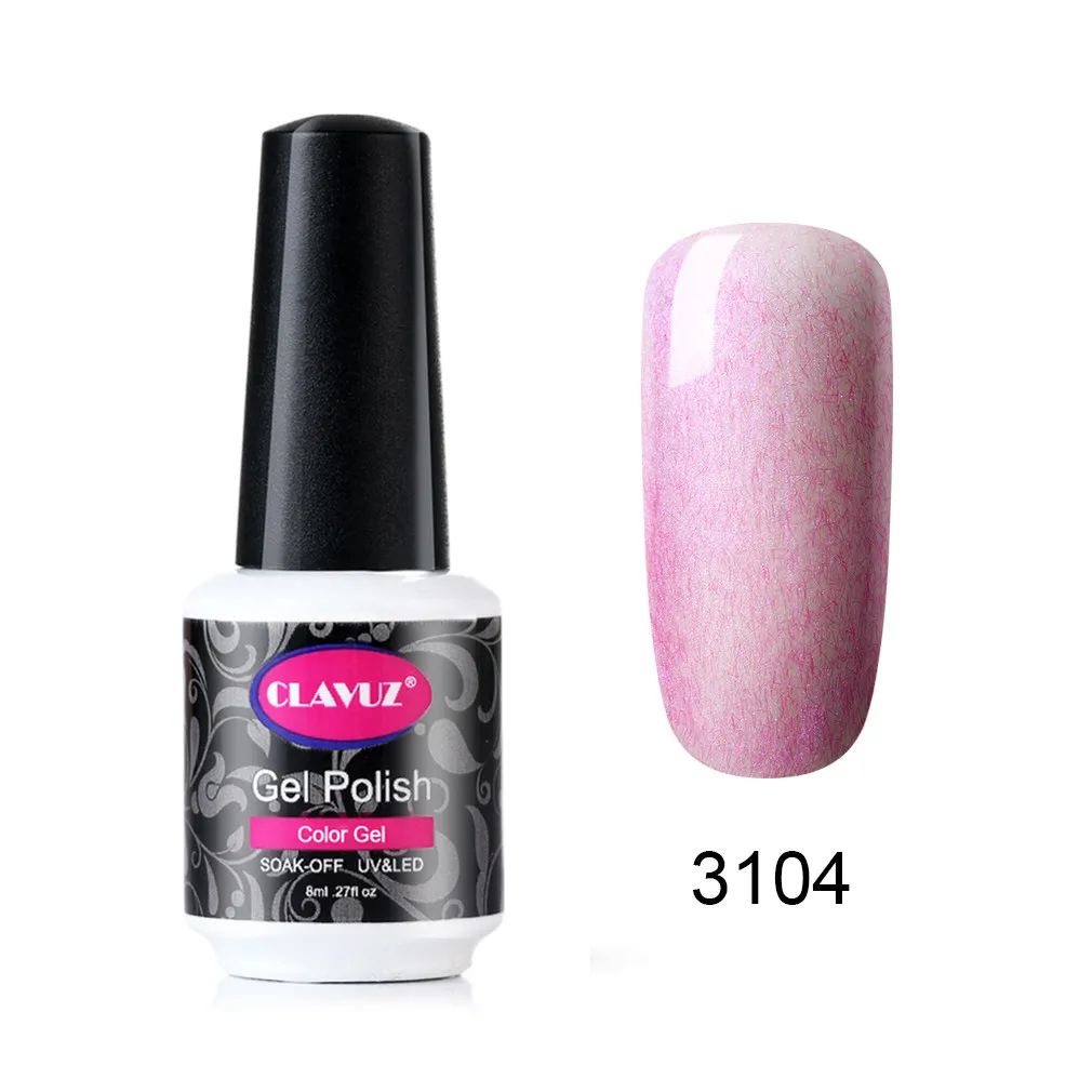 CLAVUZ 8 мл Лак для ногтей из искусственного меха в виде ракушки цветной гель Русалка