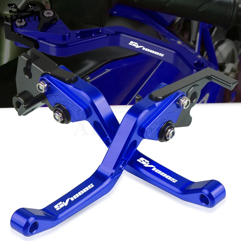 

Motorcycle SV 1000 CNC Brake Clutch Lever FOR SUZUKI SV1000 S 2003-2007 2006 Short Handbrake SV1000S LOGO Adjustable Accessories