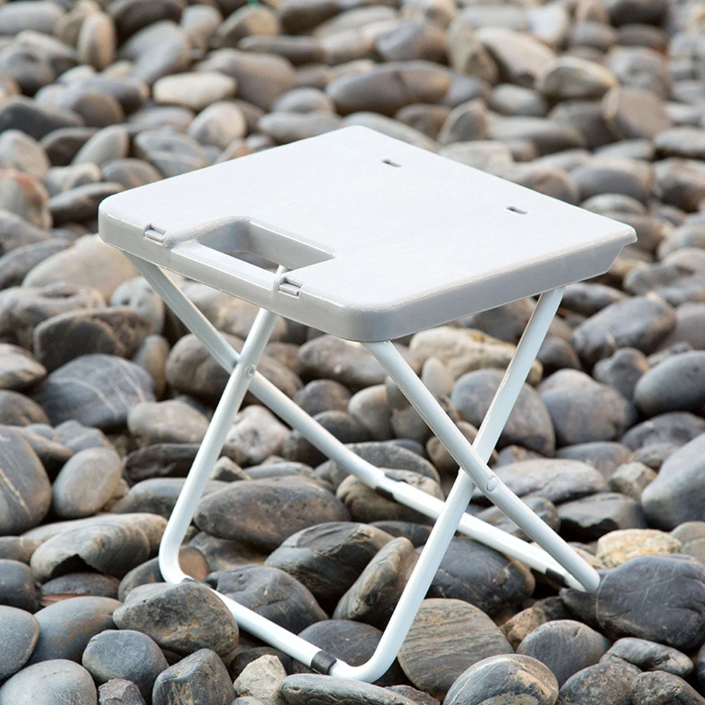 

Folding Stool Multifunctional Portable Shower Chair Foldable Comfortable Space Saving Chairs Outdoor Indoor Home Kitchen