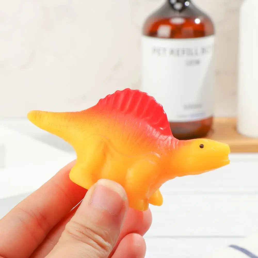 1 Pc Bath Floating Toy Floating Toys for Toddlers Flashing Color Changing Light in Water Baby Bathtub Rubber Dinosaurs Toys