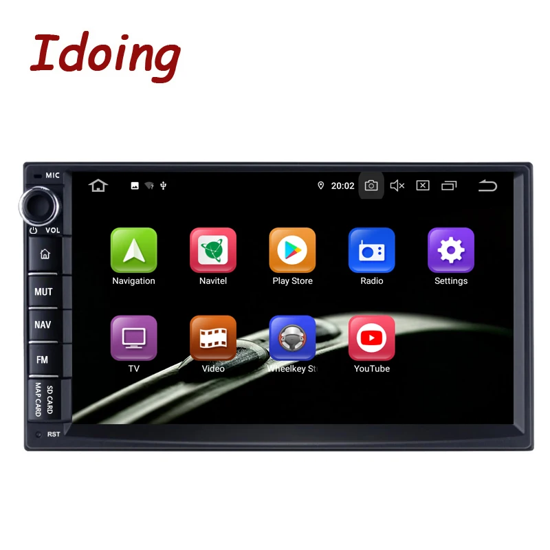 Система мультимедийная Автомобильная Idoing TDA 9 0 универсальный плеер 2 din с 7