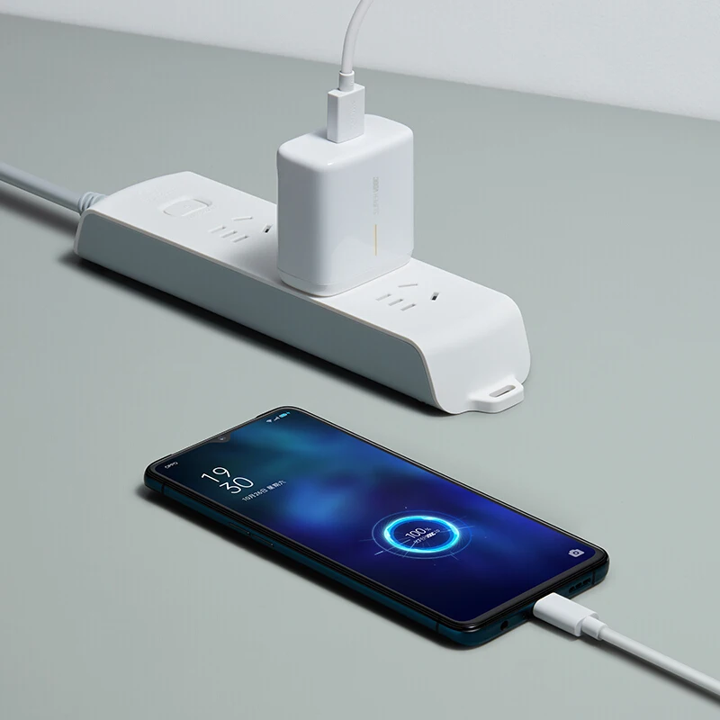 OPPO 65W Gan SuperVOOC Charger USB Type-C Power Adapter For oppo Find X2 Pro Reno 3 R17 | Мобильные телефоны и аксессуары