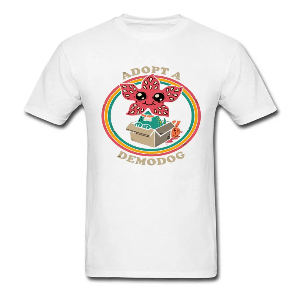Adottare Demodog Le Cose T Camicette Demone Di Stampa Del Fiore Magliette E shirt Da Uomo Straniero|Мужские футболки| |