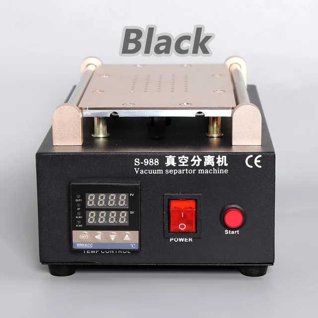 Black 110 V/220 V мобильный телефон новейший встроенный насос вакуумная машина-сепаратор с ЖК-экраном макс 7 дюймов+ бесплатные подарки - Color: Black