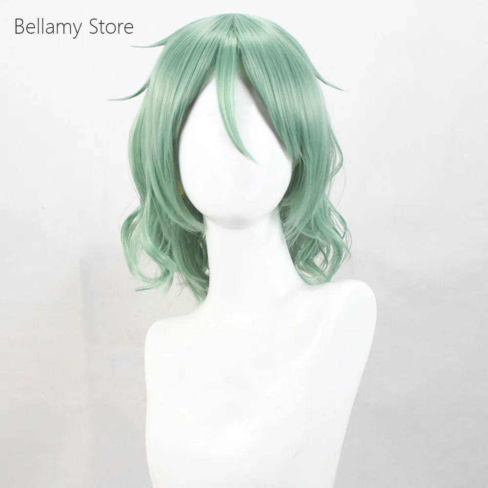 Восточный Проект COS Kasodani Kyouko короткие кудрявые волосы, зеленый, выполненный на заказ парик Косплэй средства по уходу за волосами + парик Кепки