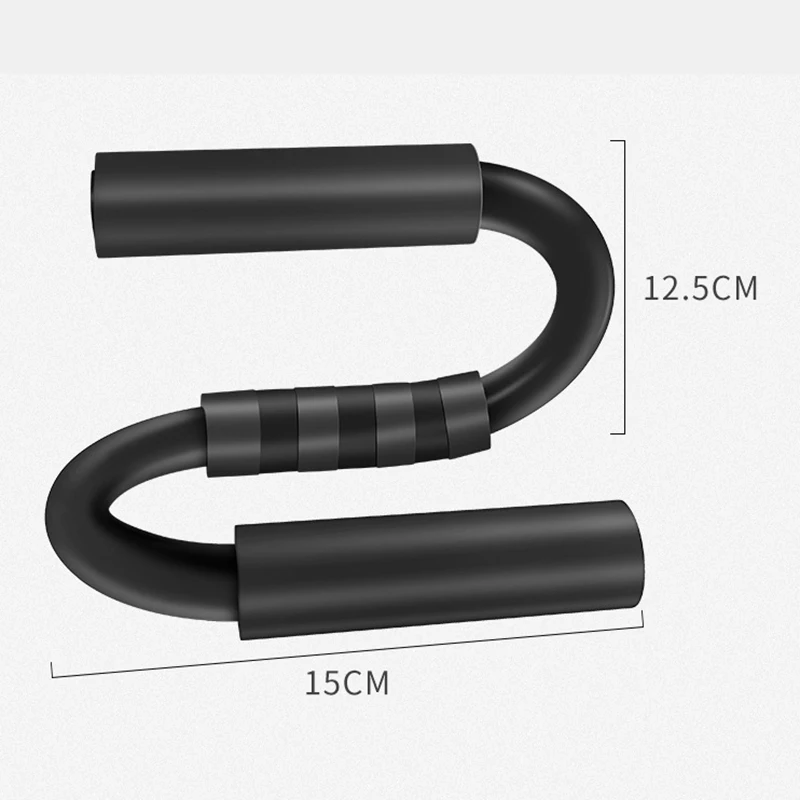 

2 PCS S Shape Push Up Stand Bar Gym Exercise Training Chest Muscle Push Up bracket Hand Grip Trainer Home Gym Fitness Equipment