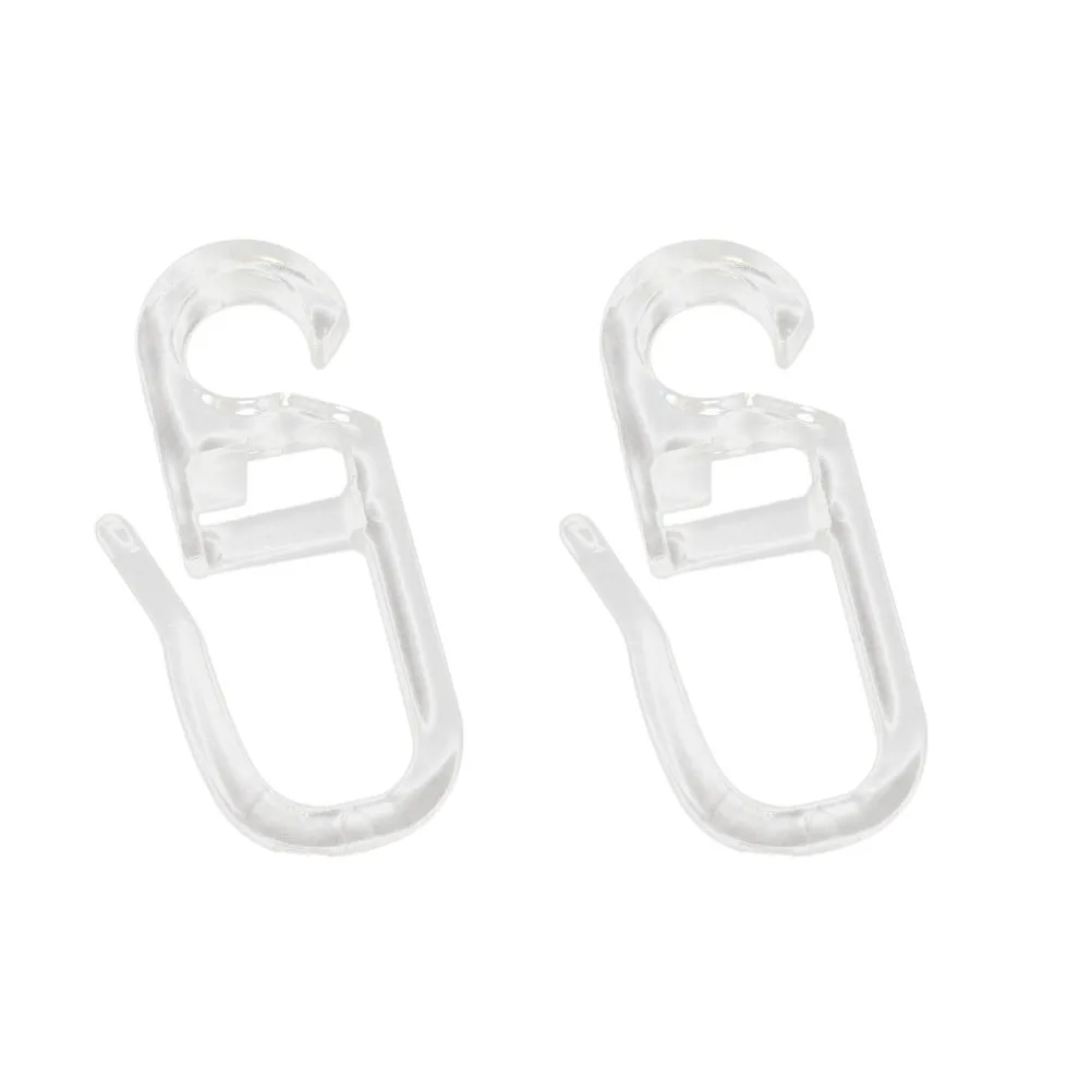 

50pcs Bed Curtain Special Hook Accessories Curtain Hanging Ring Curtain Roll Universal Curtain Sliding Curtain Hooks for Home