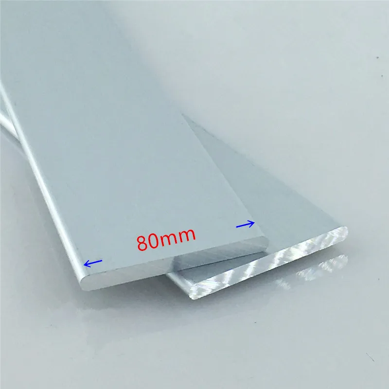 

6063-T5 Aluminium plate 6mmx80mm length 250mm aluminum alloy oxidation thickness 6mm width 80mm
