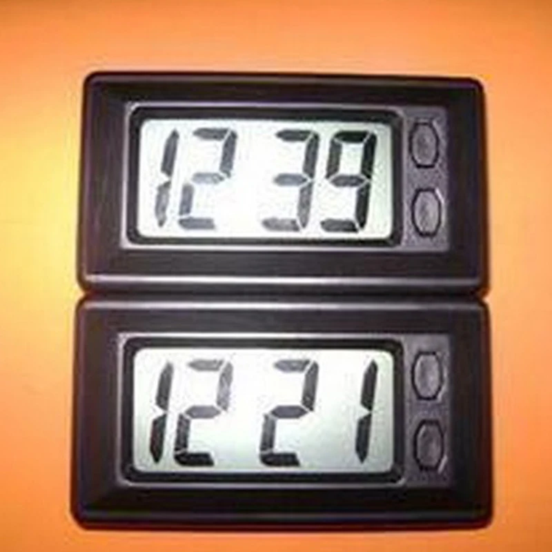 

Time And Date LCD Screen Digital Display Clock With Calendar For Car Dashboard