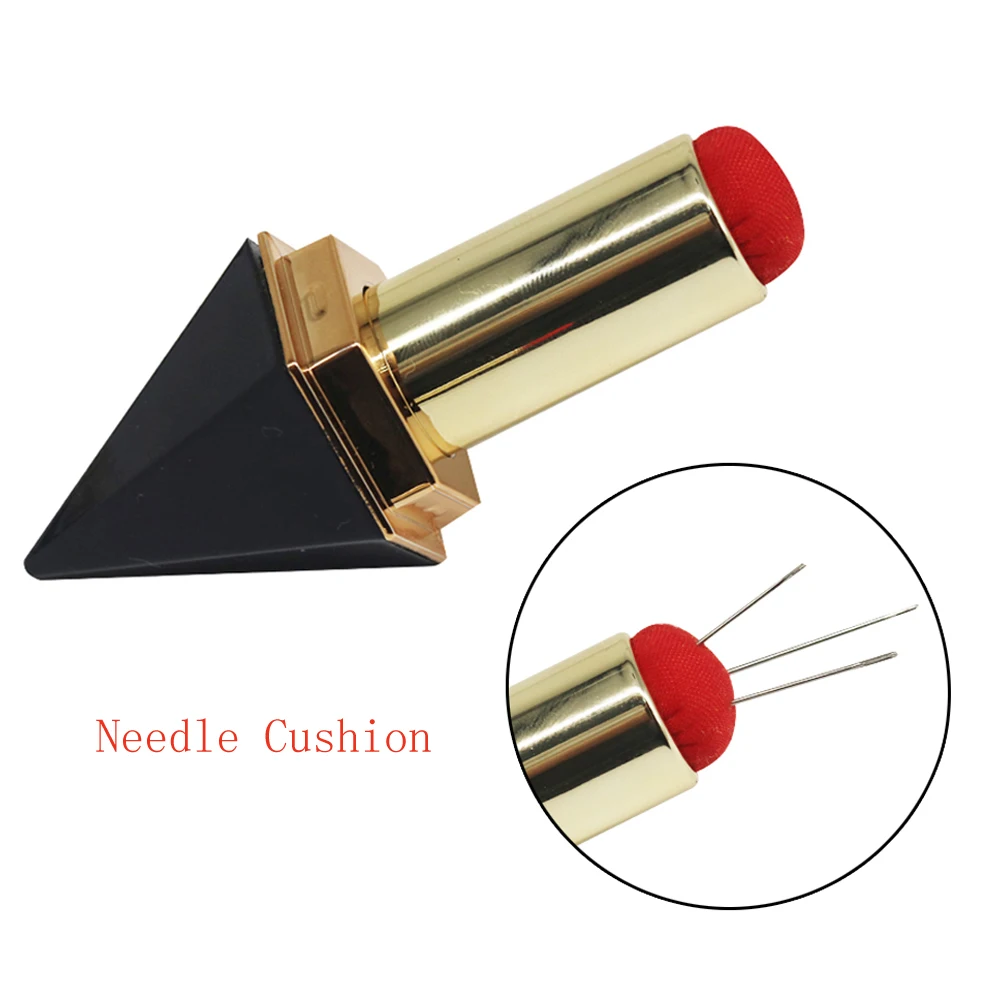 Творческий шестиугольник булавка &quotГубная помада&quot Подушка швейные иглы чехол