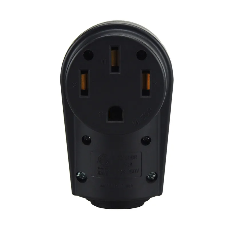 [Nema 14-50P/20R] 50 Ампер тяжелый RV EV Tab NEMA 14-50P/50R штепсельная вилка переменного тока для