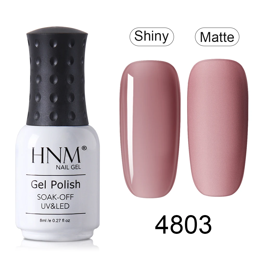 4803 HNM, новинка, 8 мл, французский обнаженный УФ-гель для ногтей Narl Art Soak Off, гибридный лак, светодиодный, Полуперманентная краска, лаковая эмаль - Цвет: 4803