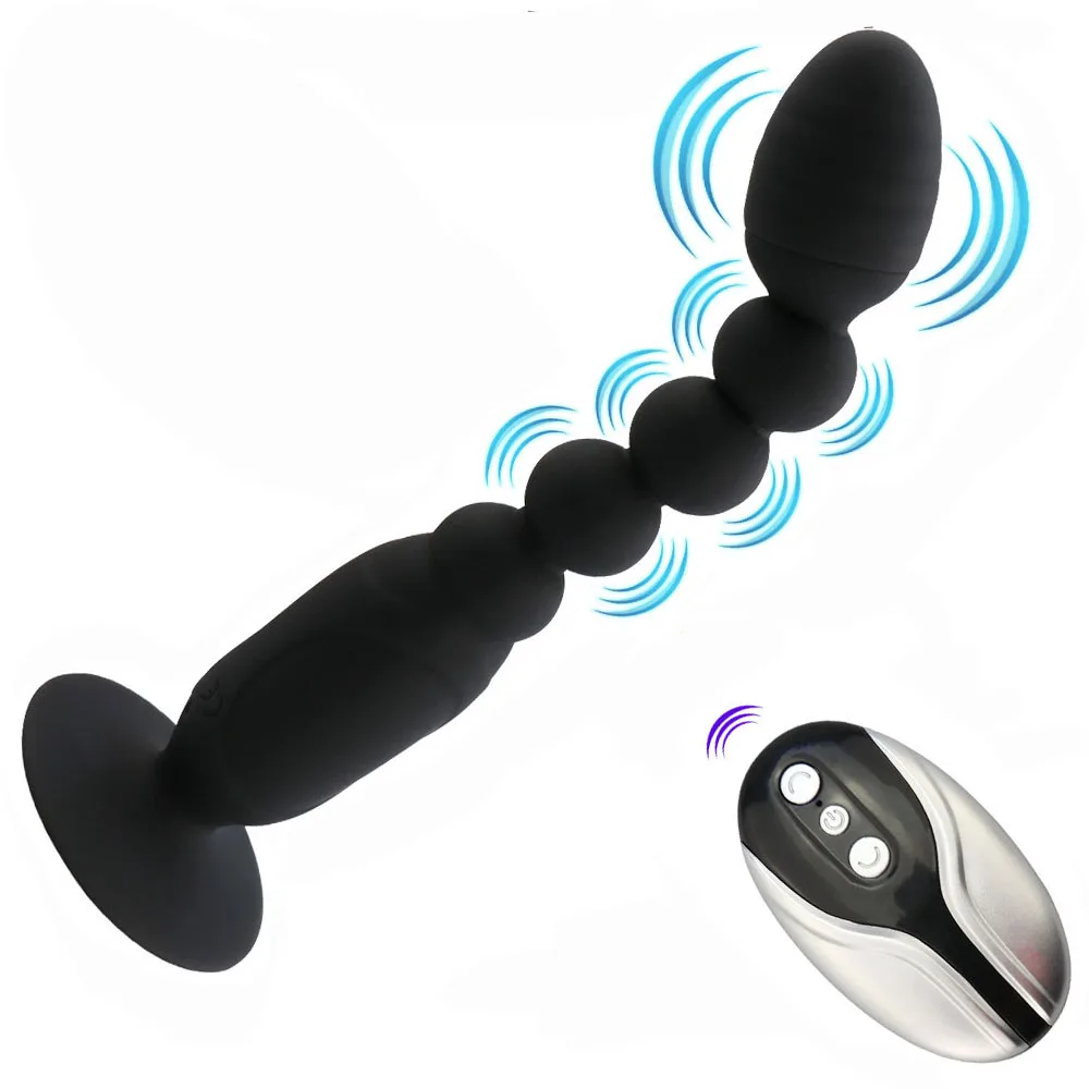 10 скоростей Анальный вибратор для пар силиконовая Анальная пробка массажер